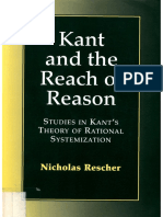 Kant and The Reach of Reason Studies in Kant S Theory of Rational Systematization PDF