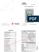 Model: AS8900 Multi-Gas Monitor User Manual