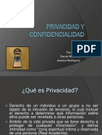 Diapositivas Privacidad y Confidencialidad