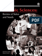 Forensic Sciences:: Review of Status and Needs