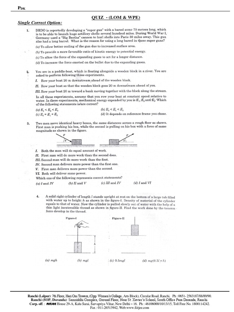 PDK Quiz Answers and Contact Info | PDF