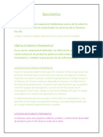 Evolución de la industria farmacéutica y los servicios farmacéuticos