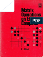 Matrix Operations On The Computer - LL Bhirud 275x210 PDF