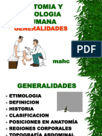 Anatomia y Fisiologia Humana - Generalidades