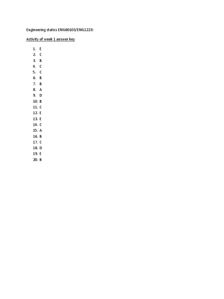 Activity Answers | PDF | Technology & Engineering