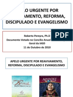 Apelo Urgente Por Reavivamento, Reforma, Discipulado e Evangelismo - Capela FAT