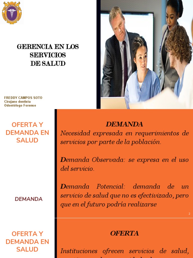 Oferta y Demanda en Servicios de Salud | PDF | Análisis FODA ...