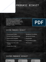 Sistem Produksi Biskuit