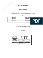 Metal Detector Bot Project Report