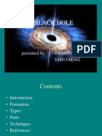 Black Hole: Presented by SWMDWN B 1AH15AE042
