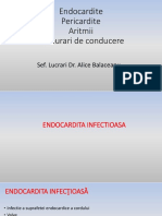 SUPORT Curs 4 DR - Balaceanu - Endocardite, Pericardite, Aritmii, Tulburari de Conducere