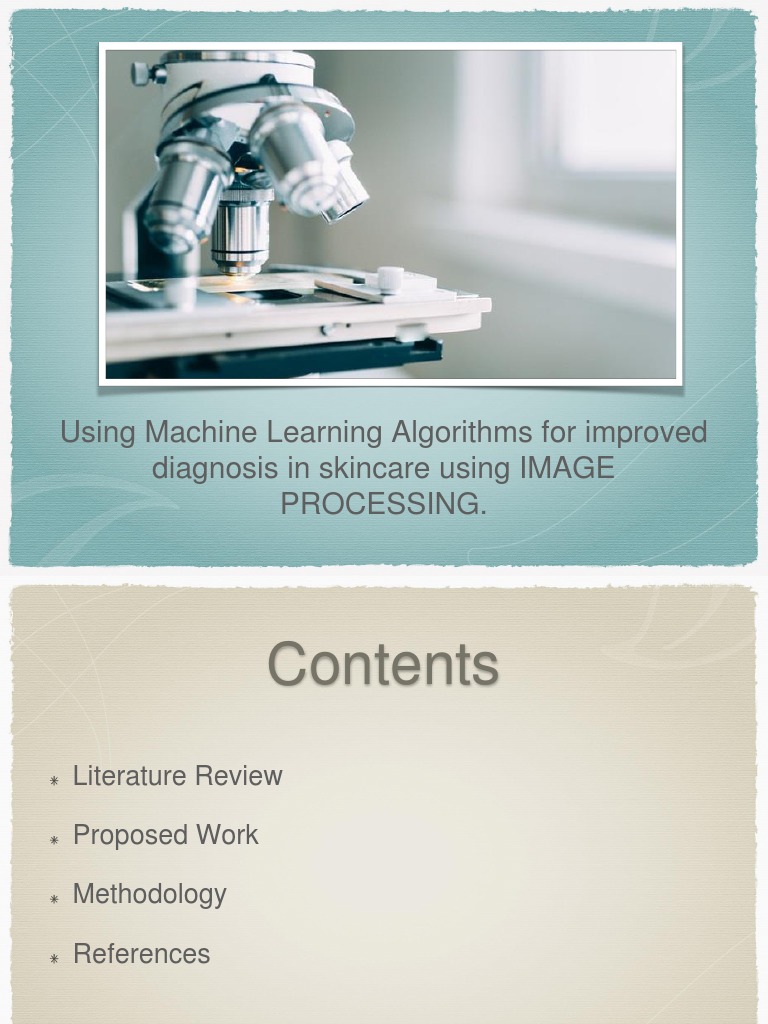 Machine Learning for Skin Disease Diagnosis | PDF | Pathology | Machine ...