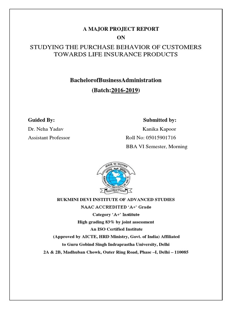 Customer Purchase Behavior in Life Insurance | PDF | Business | Computers
