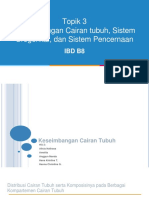 IBD B8 Topik 3 Keseimbangan Cairan Tubuh, Sistem Urogenital, Dan Sistem Pencernaan PDF