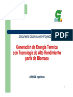 Generacion Energia Termica de Biomasa