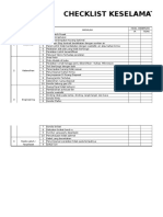 Checklist Keselamatan Dan Keamanan 1 PDF