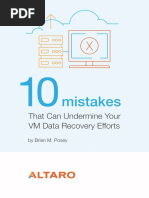 10 Mistakes Data Recovery