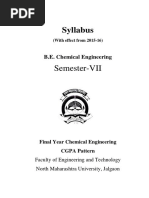 2015-16 BE Chemical Engineering CGPA