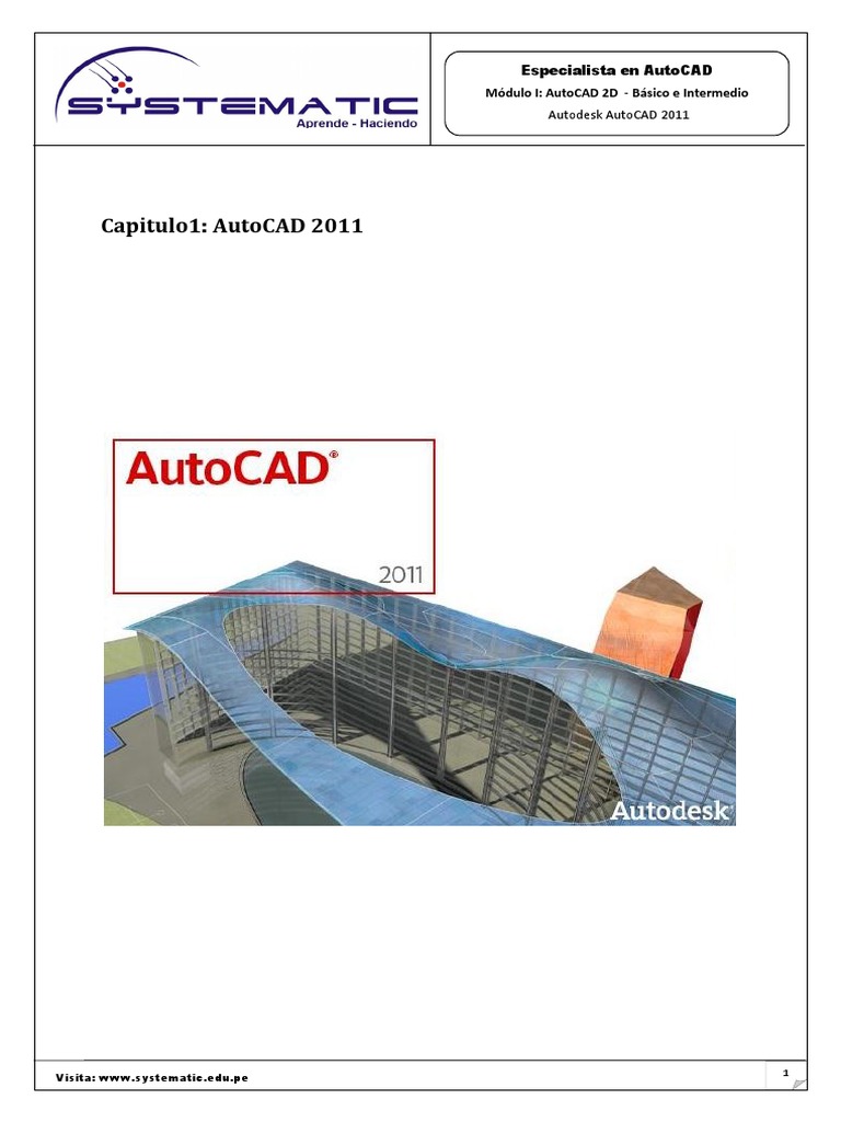 Introducción a AutoCAD 2011 | PDF | Ventana (informática) | Autodesk