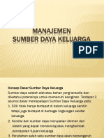 Manajemen Sumber Daya Keluarga