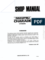 Manual Daihatsu Charade 1.3 - Seção 1