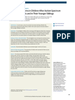 Vaccination Patternsin Children After Autism Spectrum Disorder Diagnosisandin Their Younger Siblings