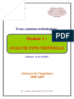 Module 1 - Analyse Fonctionnelle - Prof