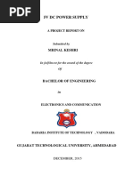 5V DC Power Supply: Mrinal Keshri