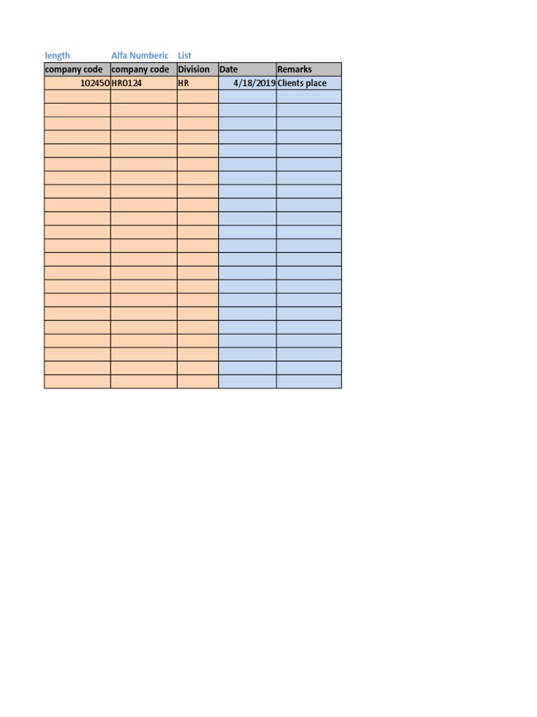 HR0124 HR 4/18/2019 Clients Place: Company Code Company Code Division ...