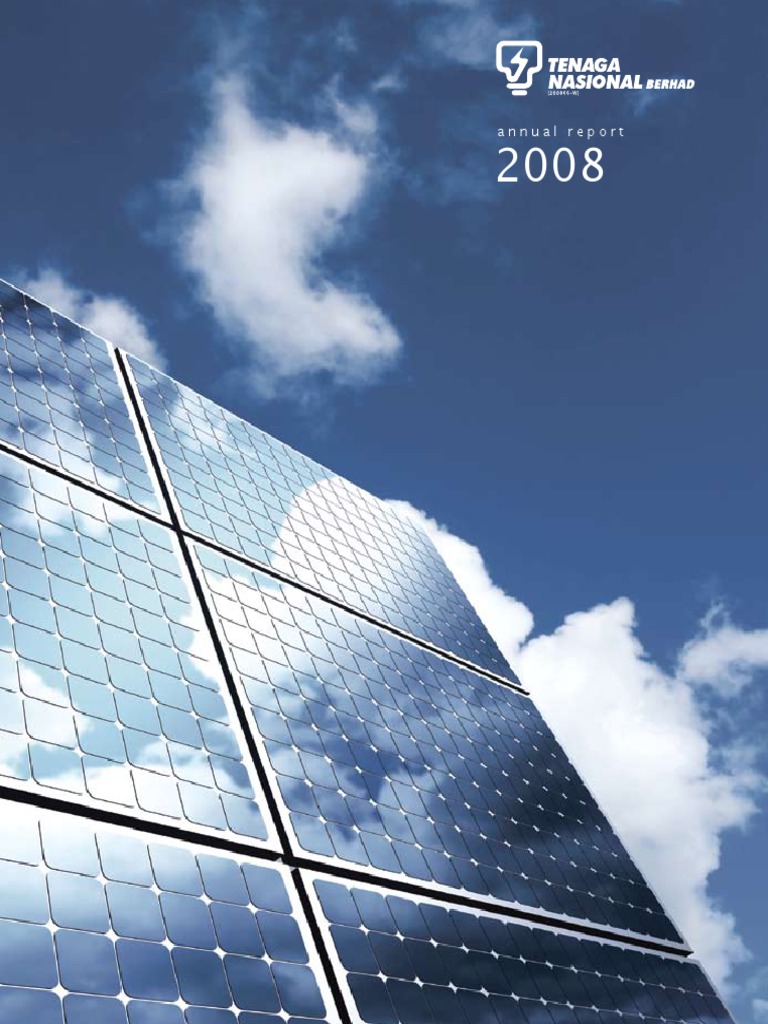 Annual Report Tnb 2008 Pdf Economies Business