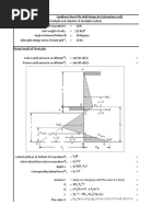 Secant Pile Wall Design and Analysis Example | PDF | Deep Foundation ...