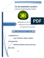 Segunda Tarea de Métodos Numéricos