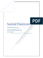 Special Functions Muzammil Tanveer PDF