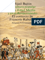 Bajtín. La cultura popular en la Edad Media y el Renacimiento.pdf