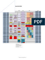 Manchester Semester Timetable