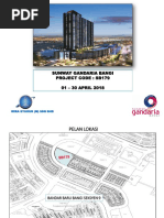 Sunway Gandaria Bangi Project Code: Sb179 01 - 30 APRIL 2018