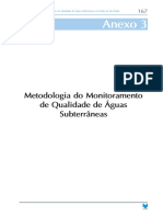 Anexo 3 - Metodologia Do Monitoramento de Qualidade de  Guas Subterrƒneas