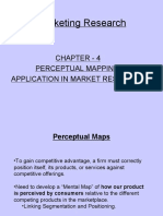 Marketing Research: Chapter - 4 Perceptual Mapping Application in Market Research