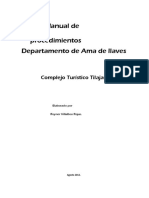 Manual de Procedimiento Ama de Llaves