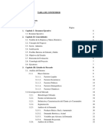 Contenido Proyecto Empresarial