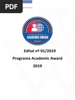 Edital Academic Awards 2019