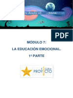7 1 La Educación Emocional Primera Parte PDF
