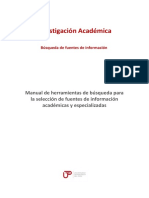 U1 - S3 - Manual de Herramientas de Búsqueda para La Selección de Fuentes de Información Académicas y Especializadas