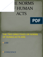 The Norms of Human Act