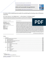 Vargas-Moreno Et Al (2012) A Review of The Mathematical Models Fro Predicting The HV of Biomass