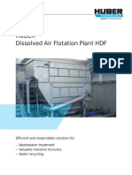 Huber Dissolved Air Flotation Plant HDF