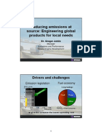 Reducing Emissions at Source: Engineering Global Products For Local Needs