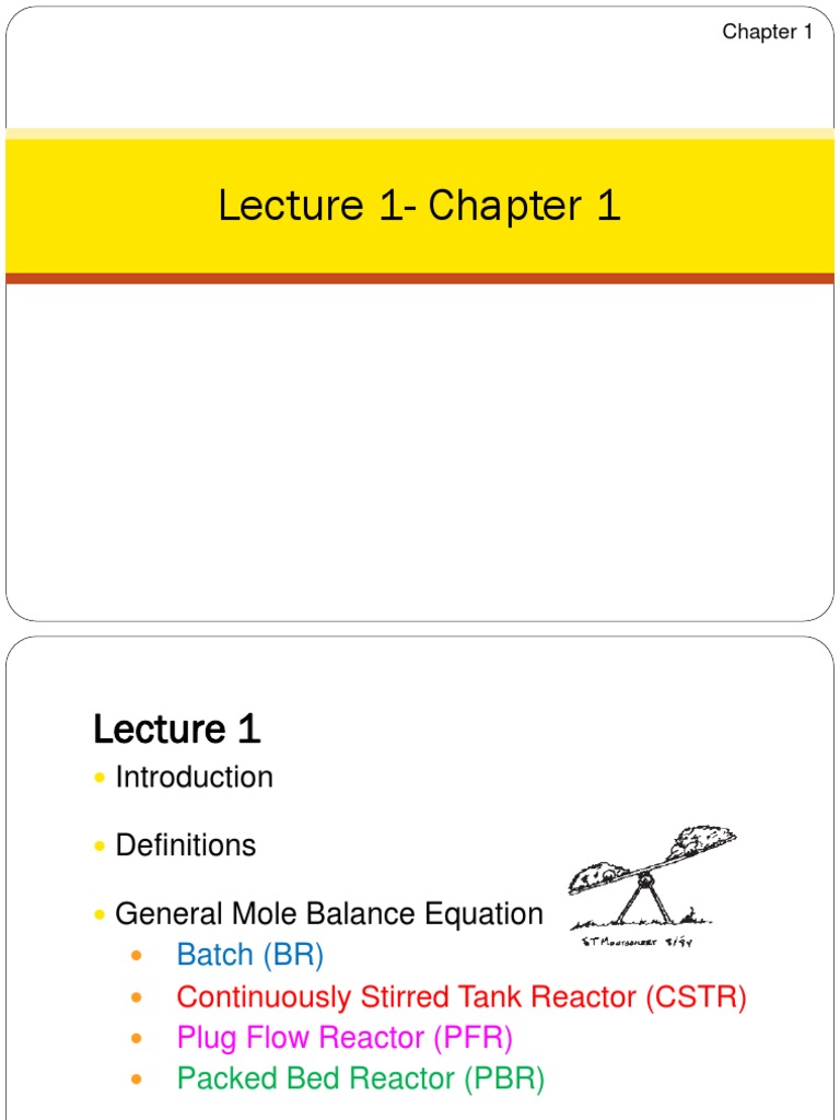 Design Equation Pdf Reaction Rate Chemical Reactor