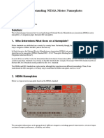 Understanding NEMA Motor Nameplates: Problem Statement