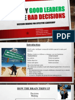 Good Leaders Bad Decisions-Group 8 - B
